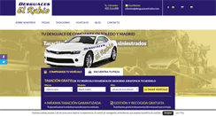 Desktop Screenshot of desguaceselrubio.com